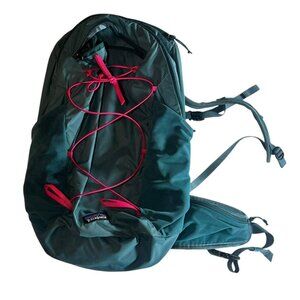 Patagonia Teal Trail Backpack w Pink Bungee + Hip Belt